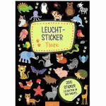 Leucht-Sticker – Tiere  Stickerbuch von Eva...
