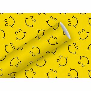 Geschenkpapier 2mx70cm  Kraft Big Smile, By Nature, Braun & Company