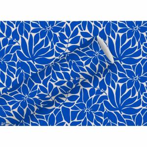 Geschenkpapier 2mx70cm  Kraft Portofino azur, By Nature, Braun & Company