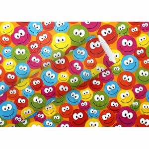 Geschenkpapier 2mx70cm  Just Smileys, Braun & Company