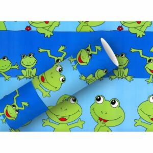 Geschenkpapier 2mx70cm  Froggy, Braun & Company
