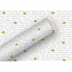 Geschenkpapier 2mx70cm  Von Herzen RS puder, Braun & Company