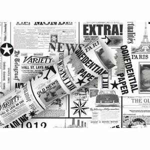 Geschenkpapier 2mx70cm  News, Braun & Company