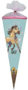 Nestler Schultüte Tüllv. 35 cm rund SpiritRidFree2 DreamW