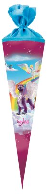Nestler Schultüte Filzv. 70 cm rund bayala Dra2 Schleich