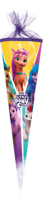 Nestler Schultüte Tüllv. 85 cm 6-eckig My littlePony5 Hasbro