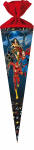 Nestler Schultüte Filzv. 70 cm rund JusticeLeague...