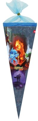 Nestler Schultüte Tüllv. 35 cm rund EldradorCreat2 Schleich