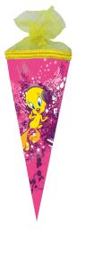 Nestler Schultüte Tüllv. 22 cm rund Tweety WarnerB