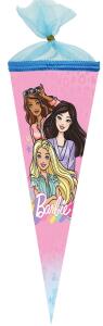 Nestler Schultüte Tüllv. 35 cm rund Barbie Girl Mattel