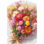 Gutscheinkarte  Blumenstrauß, Gutschein/...