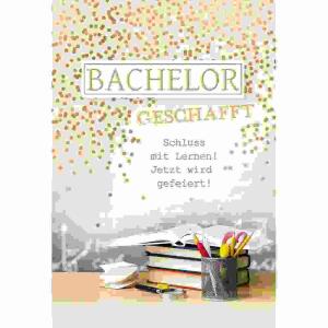 Glückwunschkarte Bachelor  Kurt Eulzer