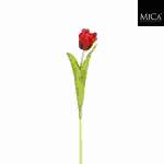 Kunstpflanze Tulpe H50cm  rot