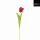 Kunstpflanze Tulpe H50cm  rot