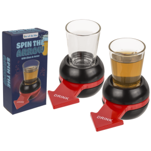 OOTB Trinkspiel Spin the Arrow mit Shooter-Glas &