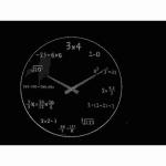 Wanduhr Glas Mathematic  ca. 35cm, für 1xAA Batt.