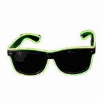 EL Neon Brille Beam grün  inkl. Batterien