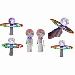 LED Funny Wirbler Einhorn  inkl. Batterien