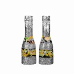 Konfetti-Knaller  16cm 3g champagner 2er