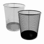 Papierkorb Metall  2fach sortiert, oben D29,5cm, unten...