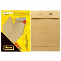 Idena Faltentasche B4 o.F  4cm Boden hk 10er FSC-Rec,...