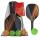 Idena Pickleball-Set 2  Schläger 4 Bälle FSC100%, 6-teiliges Set: 2 Schläger aus Holz, (FSC 100%), 4 Bälle:, 2 für Innen, 2 für Außen