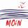 Servietten 33x33cm  Moin, 3-lagig, 20er