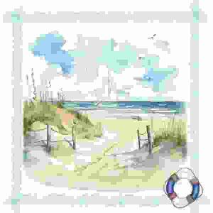 Servietten 33x33cm  Sailing along the Coast, 3-lagig, 20er