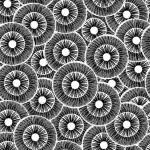 Servietten 33x33cm  Rosettes Festives White, black/white,...