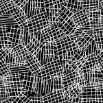 Servietten 33x33cm  Cuadricula Festiva Black, white,...