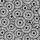 Servietten 33x33cm  Rosettes Festives Black, white, 3-lagig, 20er