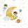Servietten 33x33cm  Little Astronaut, 3-lagig, 20er