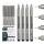 Pigment Fineliner schwarz  4er Etui, lichtechte und wasserfeste Tinte,, Linienbreiten 0,05, 0,1, 0,3 und 0,5 mm,, EBERHARD FABER