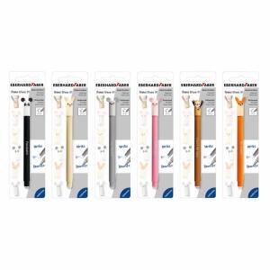 Gelschreiber Animal Erase  it! 0,7mm sortiert, Schreibfarbe blau, radierbar, nachfüllbar,, EBERHARD FABER