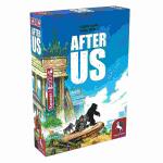 Brettspiel After Us  1 Spielbrett, 6 Spieltableaus, 12...