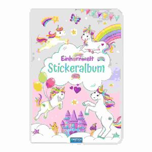 Stickeralbum Einhornwelt  24 Seiten,, TRÖTSCH