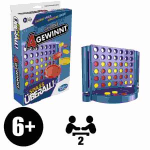 Kompaktspiel 4 Gewinnt  Spass überall!, 2 Spieler, ab 6 Jahren,, Hasbro