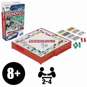 Kompaktspiel MONOPOLY  Spass überall!, 2-4 Spieler, ab 8 Jahren,, Hasbro