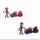 Marvel Spidey and His  Amazing Friends, Figur mit Motorrad,, Hasbro
