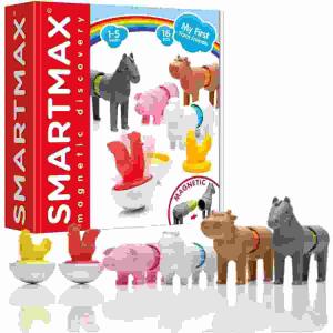 SMARTMAX Magnetspiel  My First Farm Animals, 16 Teile, ab 1 Jahr