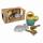 BIO Sand-Wasser-Set  4teilig in Geschenkbox, 4-teilig: Gießkanne, Sandform, Schaufel, Rechen