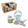 BIO Sand-Wasser-Set  4teilig in Geschenkbox, 4-teilig: Gießkanne, Eimer, Schaufel, Rechen