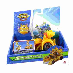 SUPER WINGS Spinning  Golden Boy & Vehicle, ab 3 Jahren, Waiky