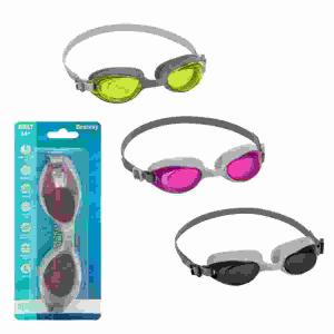 Schwimmbrille sortiert  ab 14 Jahren Antibeschlag, Farben: gelb, magenta, schwarz; getönte Gläser,, ab 14 Jahren,, Bestway