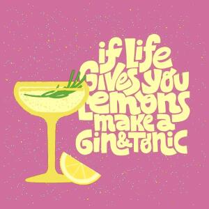 Servietten 24x24cm  Gin & Tonic FSC-Mix, Paper+Design