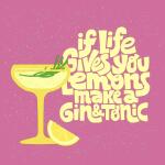 Servietten 24x24cm  Gin & Tonic FSC-Mix, Paper+Design