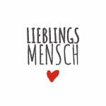 Servietten 24x24cm  Lieblings Mensch FSC-Mix, Paper+Design