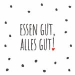 Servietten 33x33cm  Essen gut FSC-Mix, Paper+Design
