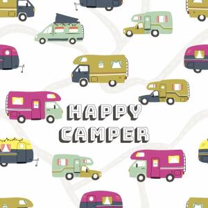 Servietten 33x33cm  Happy Camper FSC-Mix, Paper+Design