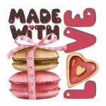 Servietten 33x33cm  Love Made FSC-Mix, Paper+Design